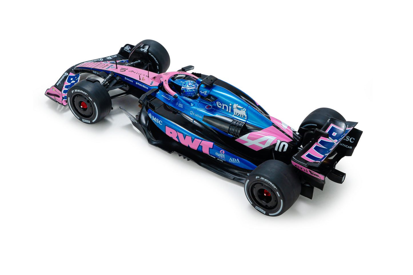 Solido Alpine F1 Team A525 #10 Gasly Bahrain GP 2025 Pink 1:18