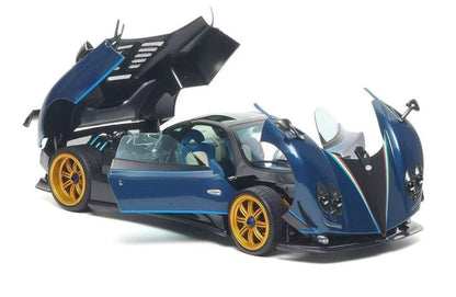 Almost Real 2011 Pagani Zonda Tricolore Blue & Black Carbon 1:18