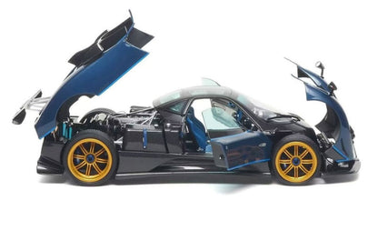 Almost Real 2011 Pagani Zonda Tricolore Blue & Black Carbon 1:18