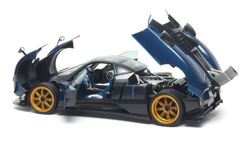 Almost Real 2011 Pagani Zonda Tricolore Blue & Black Carbon 1:18