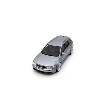 Otto 2000 Audi RS4 Avant B5 2.7L V6 Biturbo "Stanced" Avus Silver 1:18