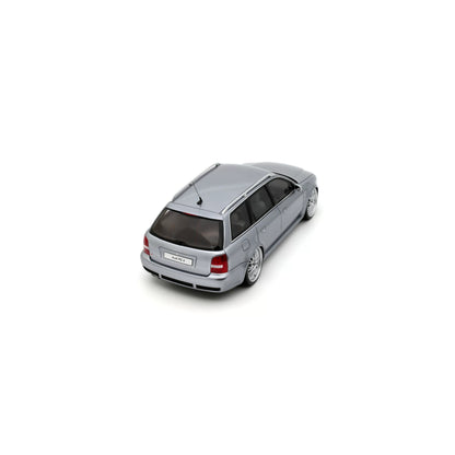 Otto 2000 Audi RS4 Avant B5 2.7L V6 Biturbo "Stanced" Avus Silver 1:18