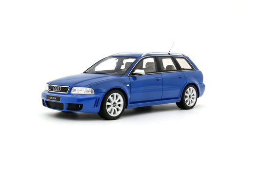 Otto 2000 Audi RS4 Avant B5 2.7L V6 Biturbo Nogaro Blue 1:18