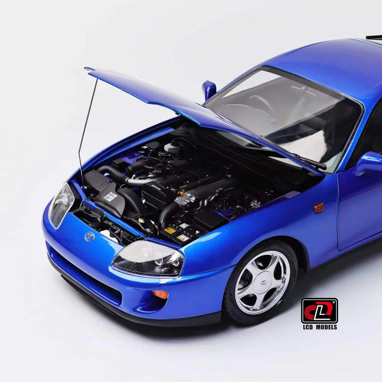 LCD Toyota Supra A80 Blue 1:18