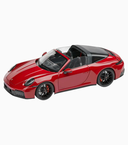 Minichamps Porsche 911 992.2 Targa 4 GTS Hybrid Carmine Red 1:18 DEALER EDITION