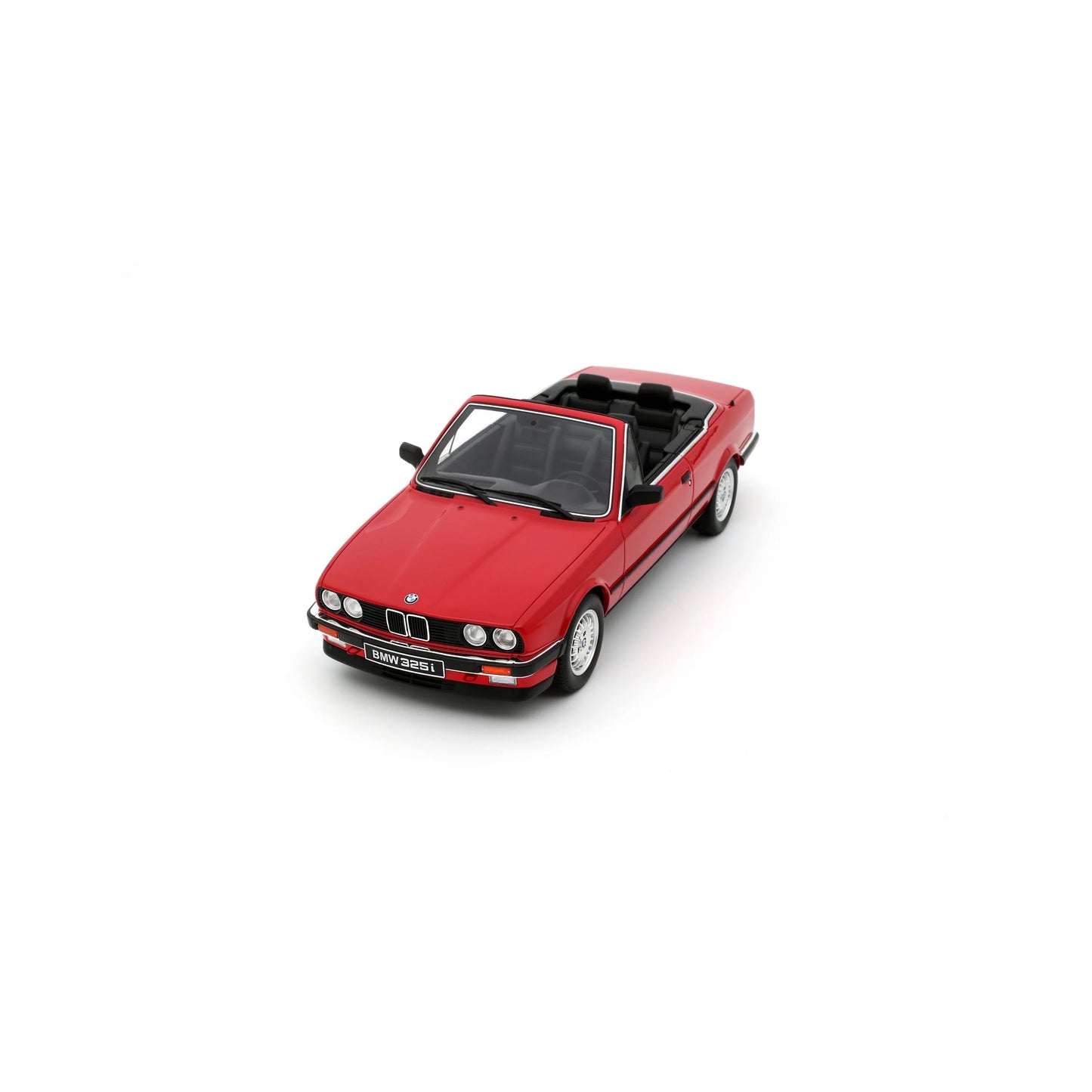 Otto 1986 BMW E30 325i Convertible Bright Red 1:18