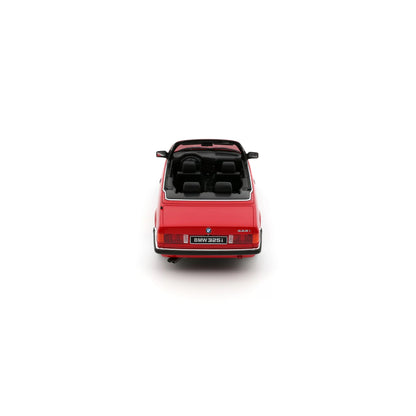 Otto 1986 BMW E30 325i Convertible Bright Red 1:18
