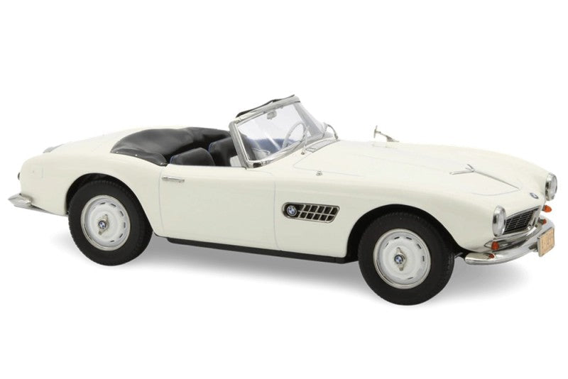 Norev 1957 BMW 507 Cabriolet Blue Feather White 1:18
