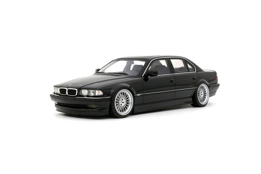 Otto 2000 BMW 740iL E38 Sedan Low Stance Jet Black 668 1:18