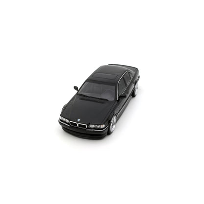 Otto 2000 BMW 740iL E38 Sedan Low Stance Jet Black 668 1:18