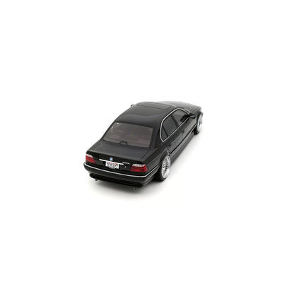 Otto 2000 BMW 740iL E38 Sedan Low Stance Jet Black 668 1:18