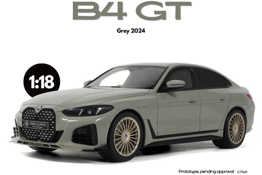 GT Spirit 2024 Alpina B4 GT 4 Series Sedan Grey 1:18