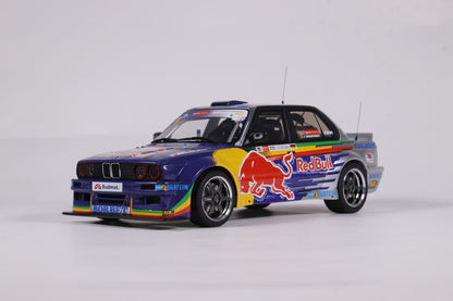 Otto 2023 BMW M3 E30 V8 Drift Car Red Bull Blue 1:18