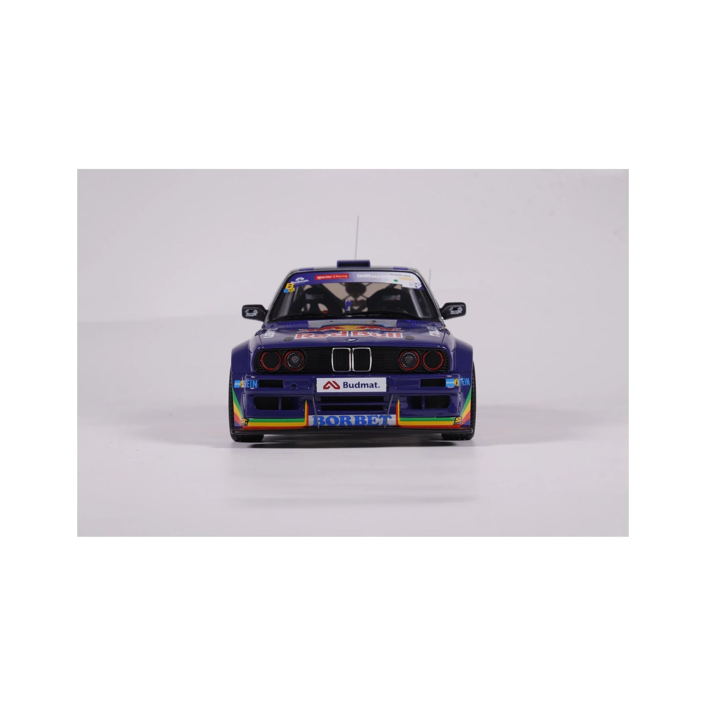 Otto 2023 BMW M3 E30 V8 Drift Car Red Bull Blue 1:18