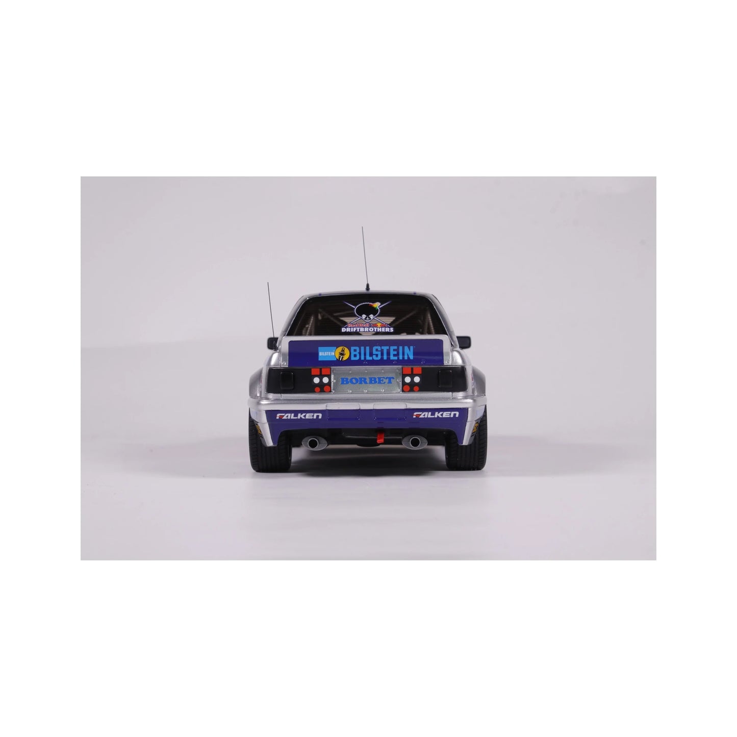 Otto 2023 BMW M3 E30 V8 Drift Car Red Bull Blue 1:18