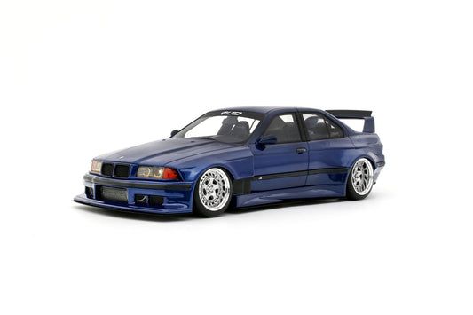 Otto 2023 BMW E36 M3 LTO Sedan Turbo Khyzyl Saleem Avus Blue 1:18