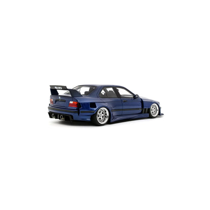Otto 2023 BMW E36 M3 LTO Sedan Turbo Khyzyl Saleem Avus Blue 1:18