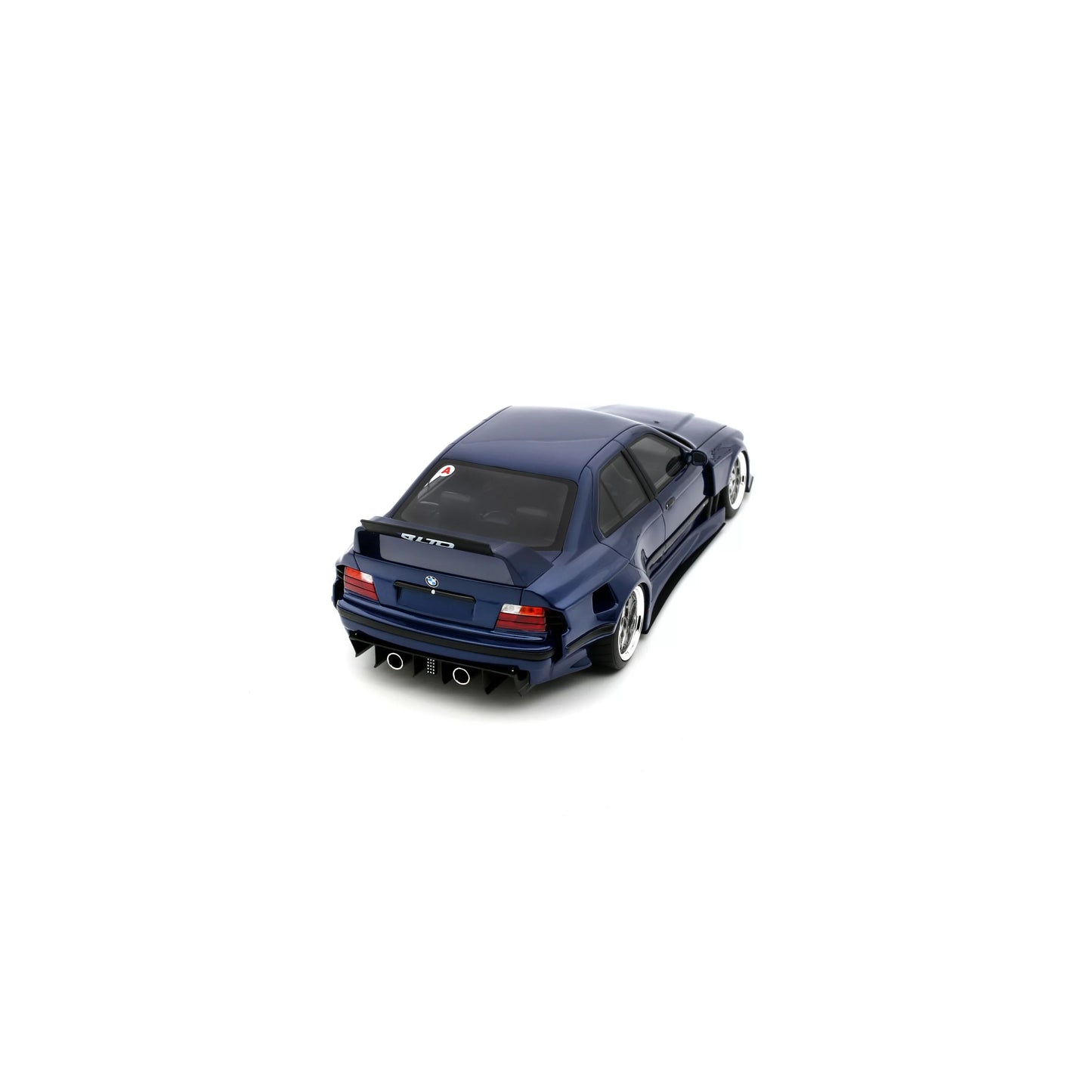 Otto 2023 BMW E36 M3 LTO Sedan Turbo Khyzyl Saleem Avus Blue 1:18