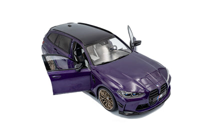 Solido 2024 BMW M3 M-Performance G81 Touring Wagon Twilight Purple Pearl 1:18