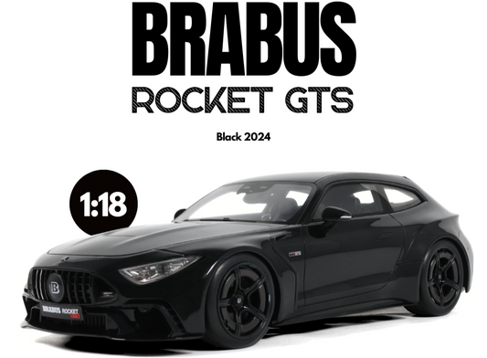 brabus rocket gts black 1/18 scale diecast