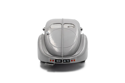 Solido 1937 Bugatti Atlantic Type 57 SC Matte Silver 1:18