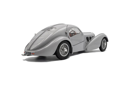Solido 1937 Bugatti Atlantic Type 57 SC Matte Silver 1:18