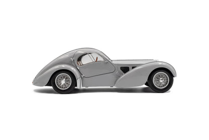 Solido 1937 Bugatti Atlantic Type 57 SC Matte Silver 1:18