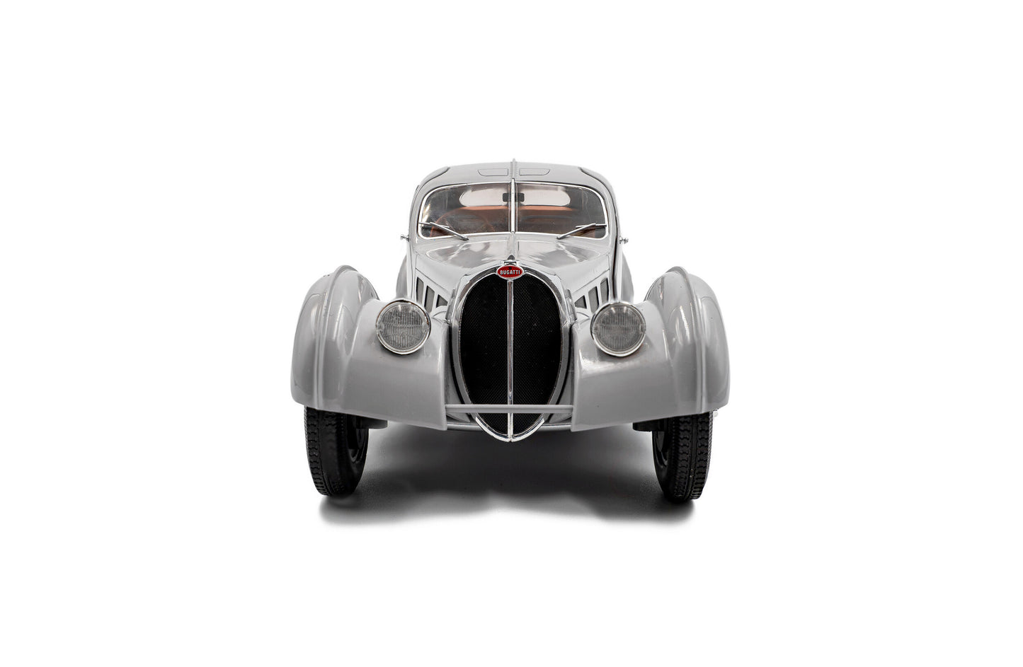 Solido 1937 Bugatti Atlantic Type 57 SC Matte Silver 1:18