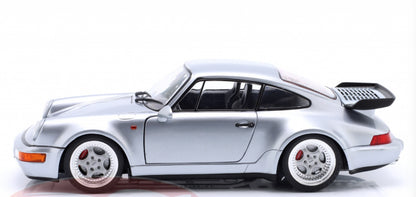 Solido 1990 Porsche 911 (964) Turbo 3.6 Polar Silver 1:18