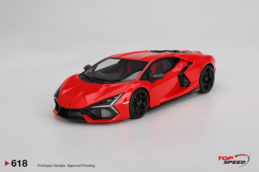 Topspeed Lamborghini Revuelto Arancio Dac Lucido (Shiny Orange) 1:18