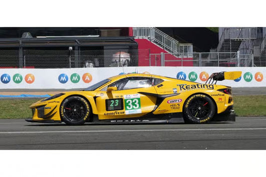 Spark Model Chevrolet Corvette C8 Z06 GT3.R #33 TF Sport 2026 IMSA Le Mans 24hrs 1:18 WITH DISPLAY