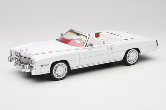 MCG 1976 Cadillac Eldorado Convertible White 1:18