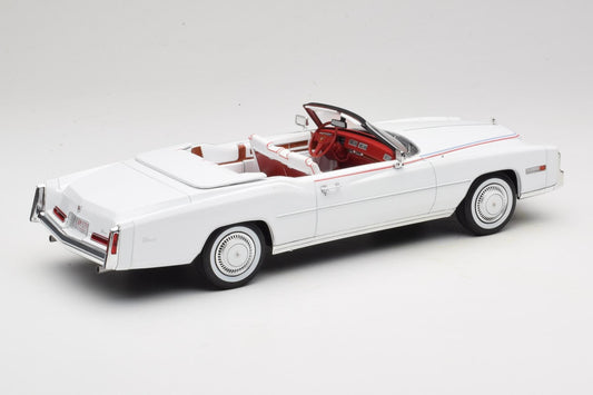 MCG 1976 Cadillac Eldorado Convertible White 1:18