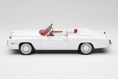 MCG 1976 Cadillac Eldorado Convertible White 1:18