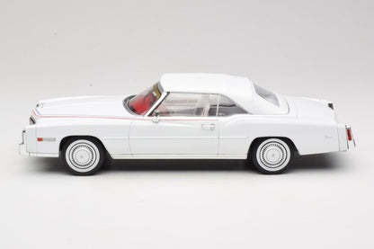 MCG 1976 Cadillac Eldorado Convertible White 1:18