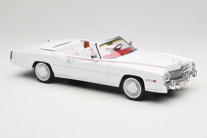 MCG 1976 Cadillac Eldorado Convertible White 1:18