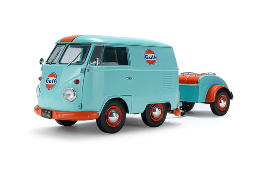 Solido 1950 Volkswagen T1 Van Kool Combi Gulf Oil Tribute Blue 1:18