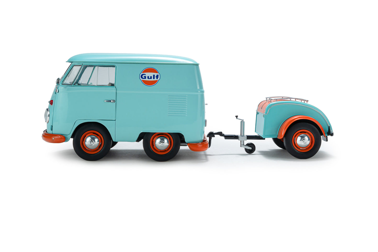 Solido 1950 Volkswagen T1 Van Kool Combi Gulf Oil Tribute Blue 1:18