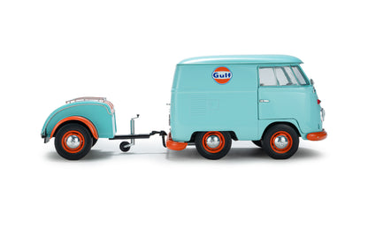 Solido 1950 Volkswagen T1 Van Kool Combi Gulf Oil Tribute Blue 1:18