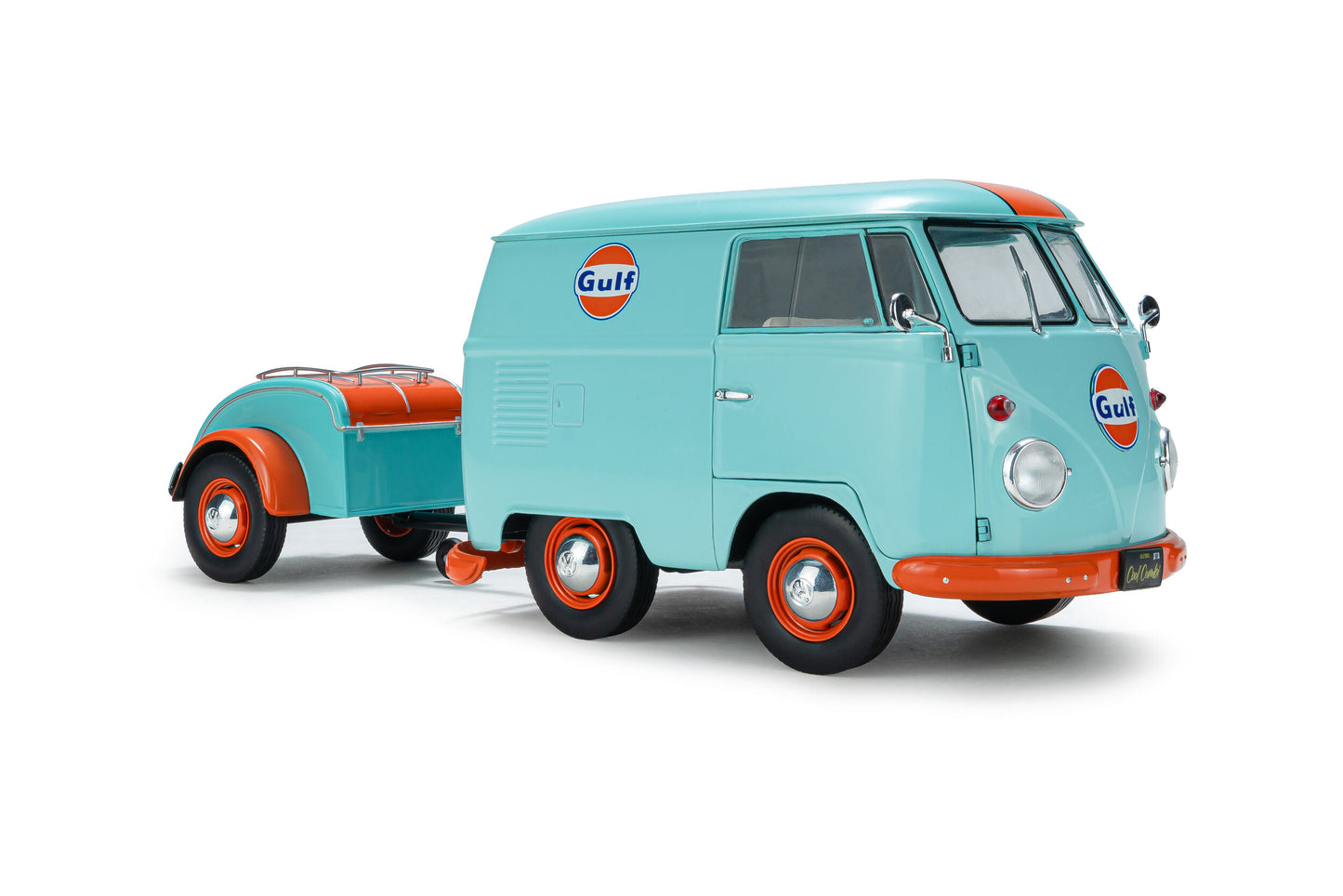 Solido 1950 Volkswagen T1 Van Kool Combi Gulf Oil Tribute Blue 1:18