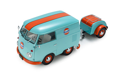 Solido 1950 Volkswagen T1 Van Kool Combi Gulf Oil Tribute Blue 1:18