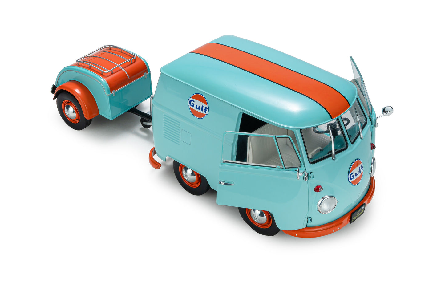 Solido 1950 Volkswagen T1 Van Kool Combi Gulf Oil Tribute Blue 1:18