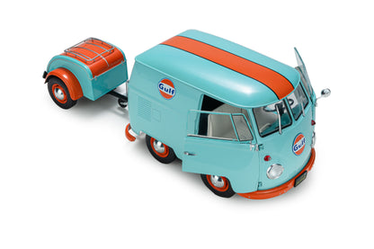 Solido 1950 Volkswagen T1 Van Kool Combi Gulf Oil Tribute Blue 1:18