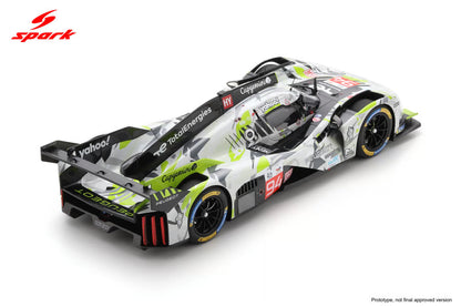 Spark Model Peugeot 9X8 Total Energies #94 2025 Le Mans 24hrs Grey 1:18