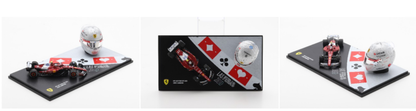 Looksmart Ferrari F1 SF-25 #44 Las Vegas GP 2025 (Hamilton) Car & Helmet Set 1:43