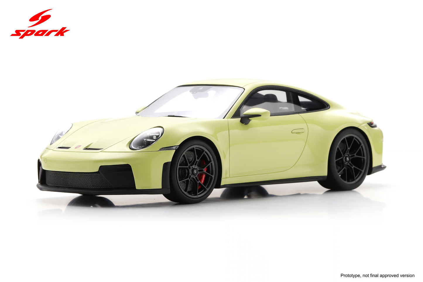 Spark-Model 2025 Porsche 911 (992.2) GT3 Touring Cartagena Yellow 1:18 WITH DISPLAY