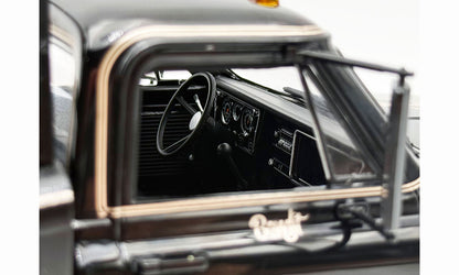 Acme 1967 Chevrolet C-30 Ramp Truck Bandit 1 Starlight Black 1:18