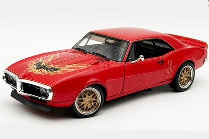 Acme 1967 Pontiac Firebird Street Fighter Fire Chicken Buccaneer Red 1:18