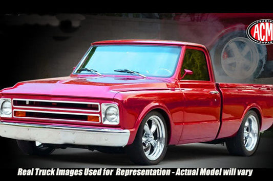 Acme 1967 Chevrolet C-10 Custom Showtime Pickup Truck Deep Candy Red 1:18