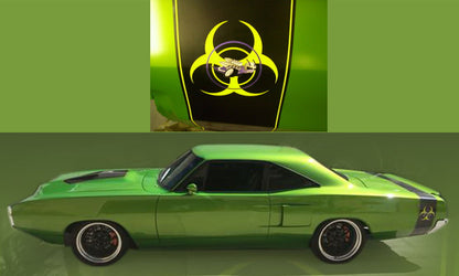 GMP 1970 Dodge Super Bee Street Fighter "Mutant Bee" Green Metallic 1:18
